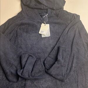 Barefoot Dreams Cozy Chic Ultra Lite Hoodie in Pacific Blue 2X